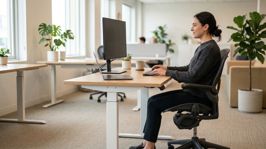 Ideale bureauhoogte: zo stel je je werkplek perfect af