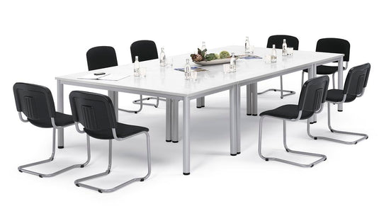 Vergadertafel • Base Modul Q • Lichtgrijs