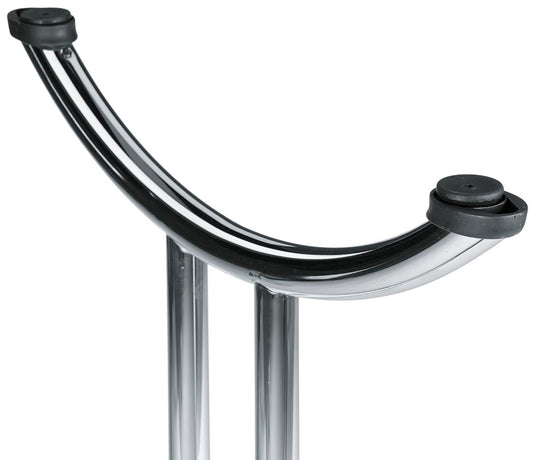 FlexFold • klaptafel Y-poot gebogen • esdoorn • onderstel verchroomd