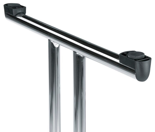 FlexFold • klaptafel T-poot recht • esdoorn • onderstel verchroomd