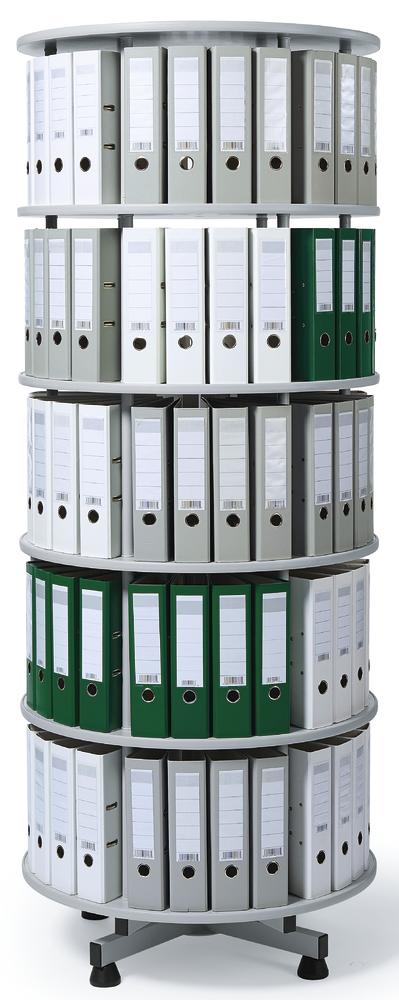 Draaibare ordnerzuilen • Ø 800 mm • in zijn geheel draaibaar