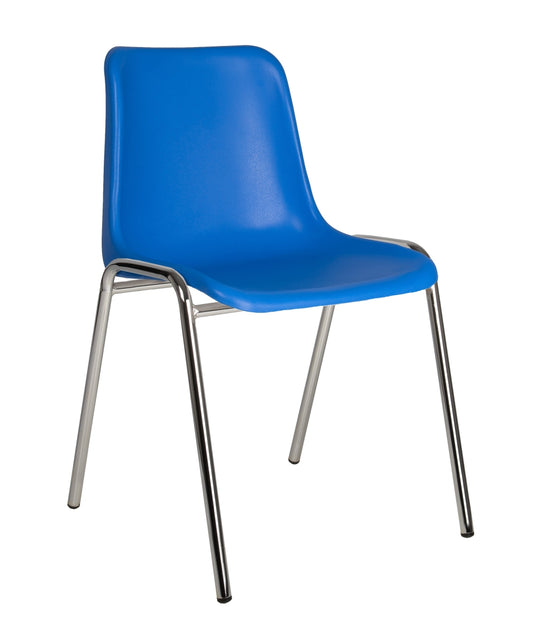 Kantinestoel • Nika • Chroom frame