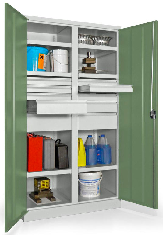 Werkplaatskast • Materiaalkast • Zwaarlast • Resedagroen