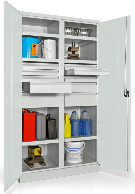 Werkplaatskast • Materiaalkast • Zwaarlast • Lichtgrijs