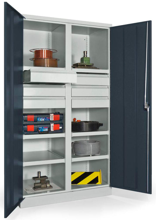 Werkplaatskast • Materiaalkast • Zwaarlast • Antraciet