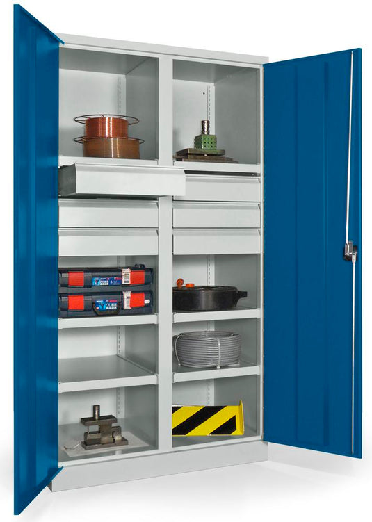 Werkplaatskast • Materiaalkast • Zwaarlast • Gentiaanblauw