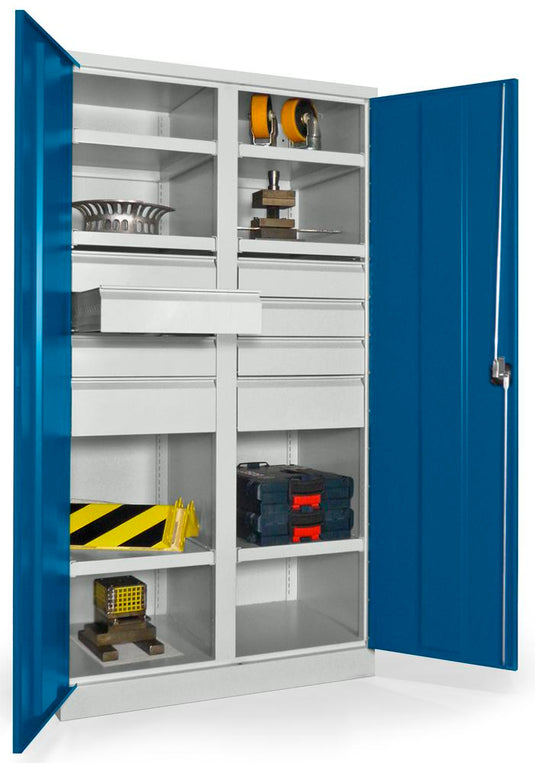 Werkplaatskast • Materiaalkast • Zwaarlast • Gentiaanblauw