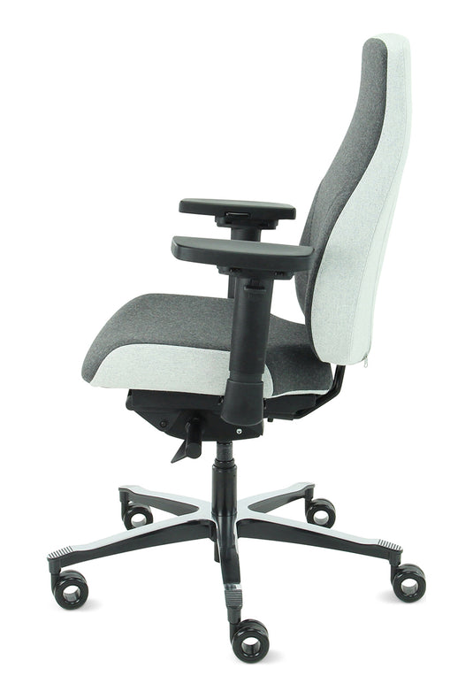 Bureaustoel Firenze • Middengrijs/Asgrijs • Zonder hoofdsteun