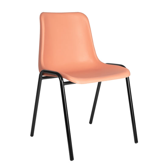 Kantinestoel • Nika • Zwart frame