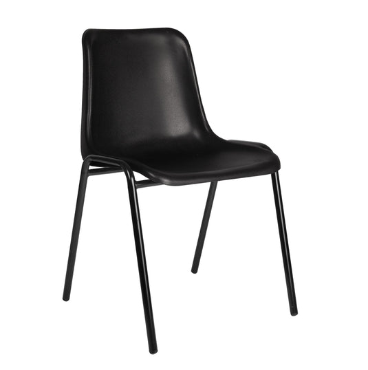 Kantinestoel • Nika • Zwart frame