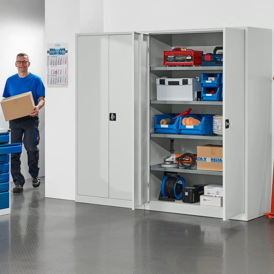 Metalen materiaalkast XXL • 60 cm diep