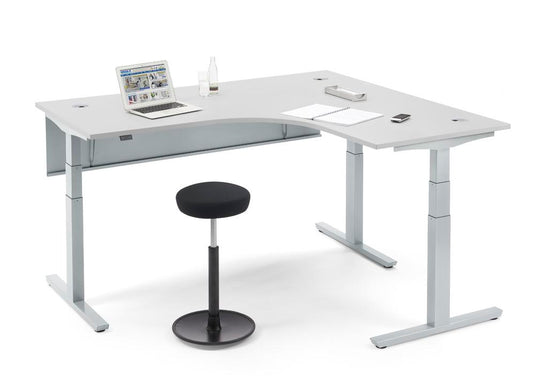 Zit-sta hoogteverstelbare hoekbureau • XXL Multi M Pro