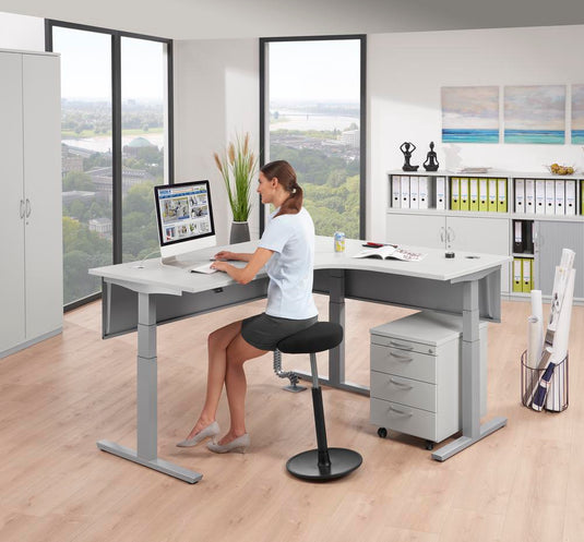 Zit-sta hoogteverstelbare hoekbureau • XXL Multi M Pro