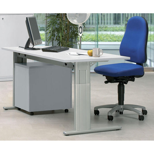 Bureau Comfort M MULTI MODUL • Wit • Aluzilver