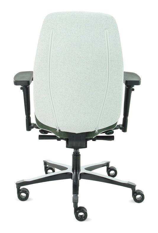 Bureaustoel Firenze • Olijf/Asgrijs • Zonder hoofdsteun