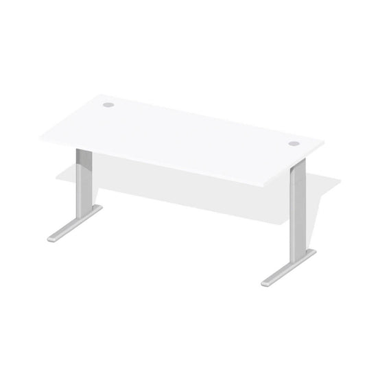 Bureau Comfort M MULTI MODUL • Wit • Aluzilver