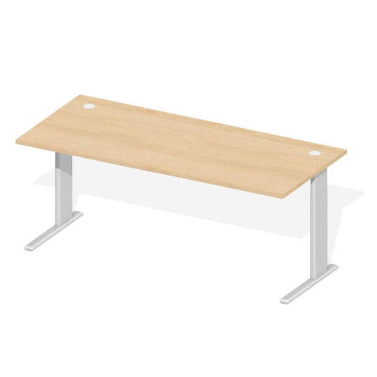Bureau Comfort M MULTI MODUL • Beuk • Aluzilver