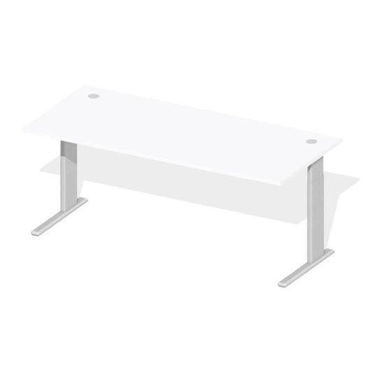 Bureau Comfort M MULTI MODUL • Wit • Aluzilver