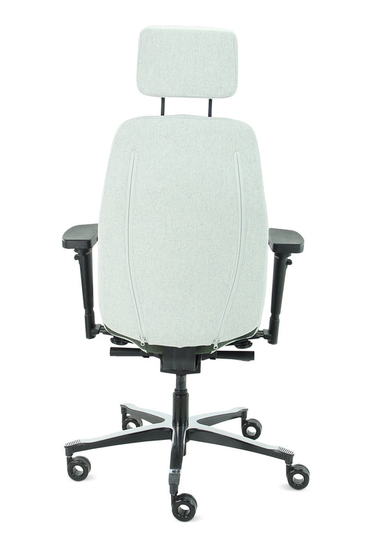 Bureaustoel Firenze • Olijf/Asgrijs • Met hoofdsteun