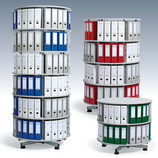 Draaibare ordnerzuilen • Ø 1000 mm • in zijn geheel draaibaar