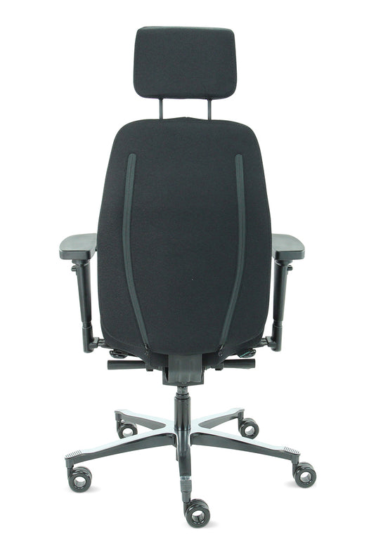 Bureaustoel Firenze • Zwart • Met hoofdsteun