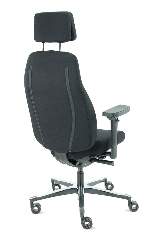 Bureaustoel Firenze • Zwart • Met hoofdsteun