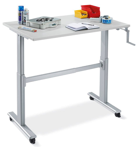 Zit/sta werkbank • Mechanisch verstelbaar