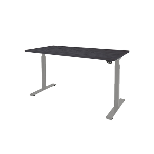 Dextro | Zit-sta bureau elektrisch • Business • Aluminium onderstel