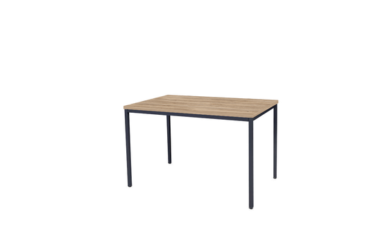 Bureau/Tafel Domino • Vaste Hoogte • 4-poots • Zwart onderstel