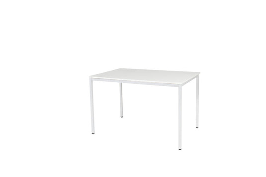 Bureau/Tafel Domino • Vaste Hoogte • 4-poots • Wit onderstel