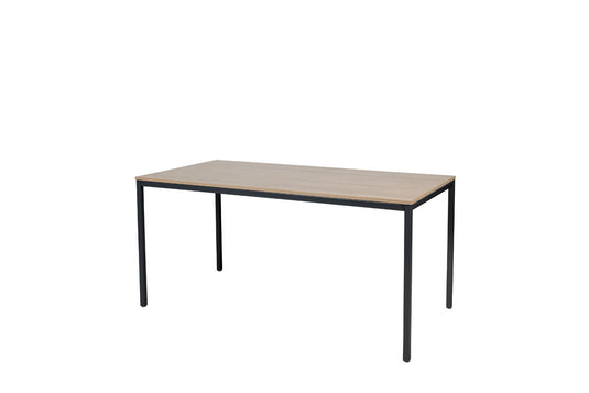 Bureau/Tafel Domino • Vaste Hoogte • 4-poots • Zwart onderstel