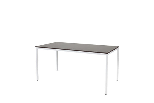 Bureau/Tafel Domino • Vaste Hoogte • 4-poots • Wit onderstel
