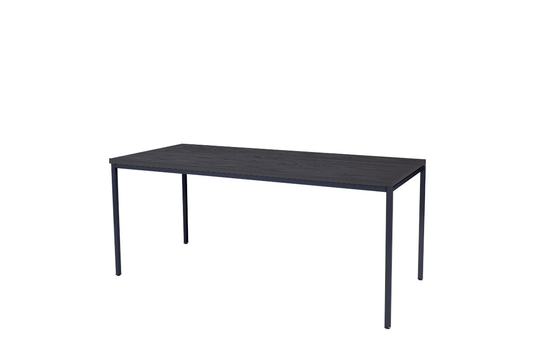 Bureau/Tafel Domino • Vaste Hoogte • 4-poots • Zwart onderstel