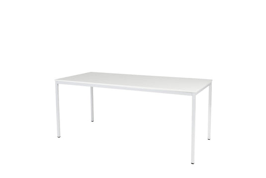 Bureau/Tafel Domino • Vaste Hoogte • 4-poots • Wit onderstel