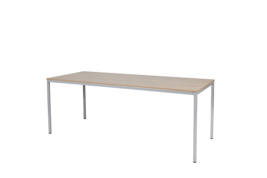 Bureau/Tafel Domino • Vaste Hoogte • 4-poots • Aluminium onderstel