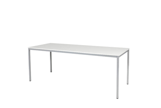 Bureau/Tafel Domino • Vaste Hoogte • 4-poots • Aluminium onderstel
