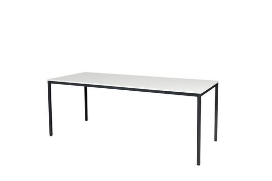 Bureau/Tafel Domino • Vaste Hoogte • 4-poots • Zwart onderstel