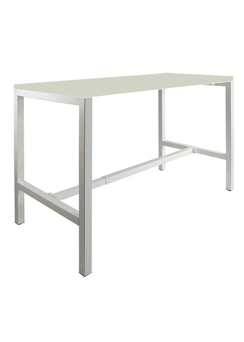 Bartafel Domino • Aluminium onderstel