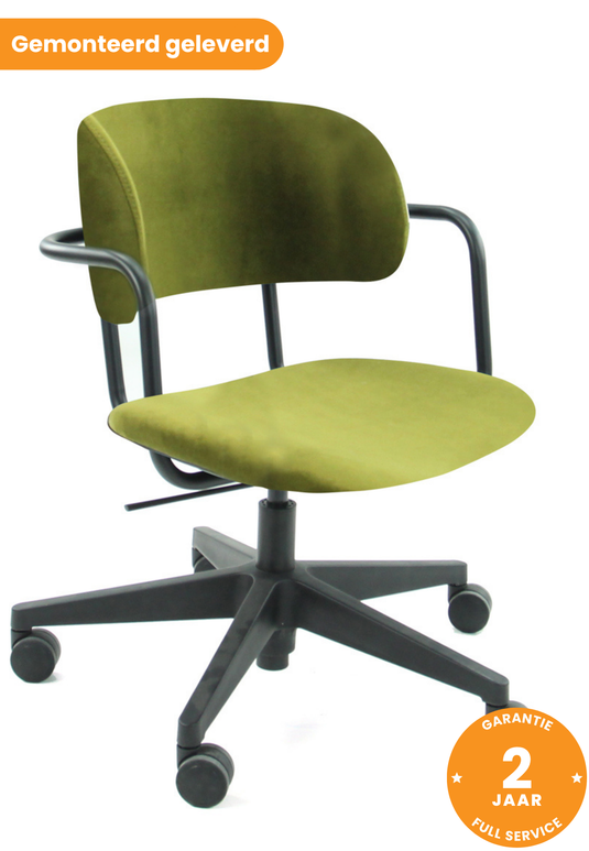 Design bureaustoel • Casa • Mosgroen