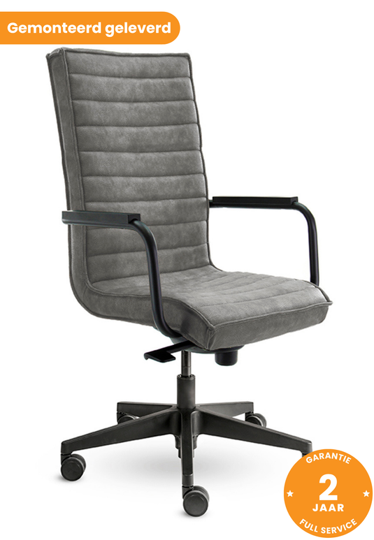 Design bureaustoel • Sera • Grijs