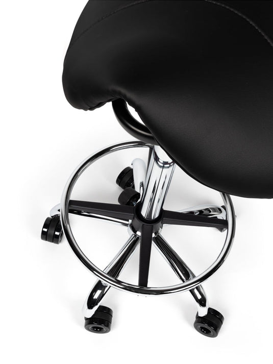 Kapperskruk met voetring • Zwart • Hoog