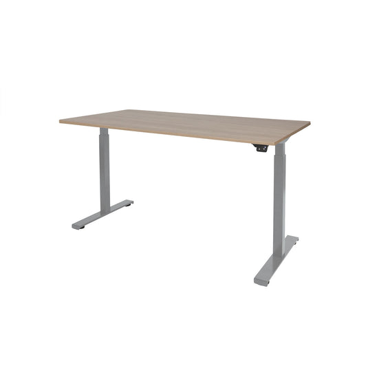 Dextro | Zit-sta bureau elektrisch • Business • Aluminium onderstel