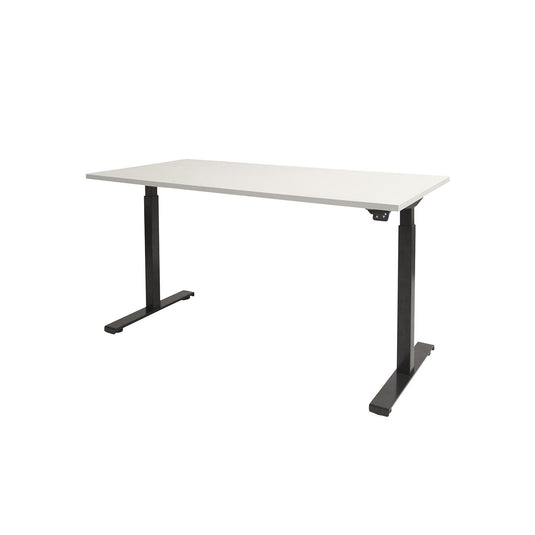 Dextro | Zit-sta bureau elektrisch • Business • Zwart onderstel