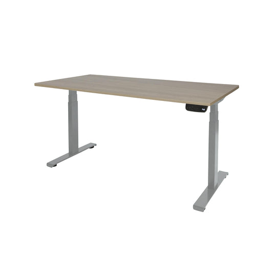 Dextro | Zit-sta bureau elektrisch • Premium • Aluminium onderstel