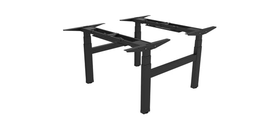 Dextro Duo Plus | Elektrisch verstelbare zit/sta-bureau • Zwart onderstel