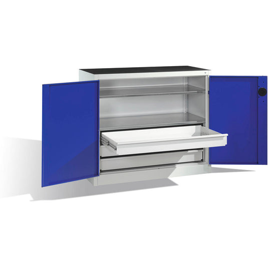 Werkplaatskast • Materiaalkast • Ladeblok onder • Hoogte 1000 mm