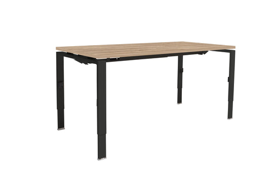Lineo | Verstelbare bureau • Zwart onderstel