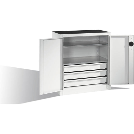 Werkplaatskast • Materiaalkast • Ladeblok onder • Hoogte 1000 mm