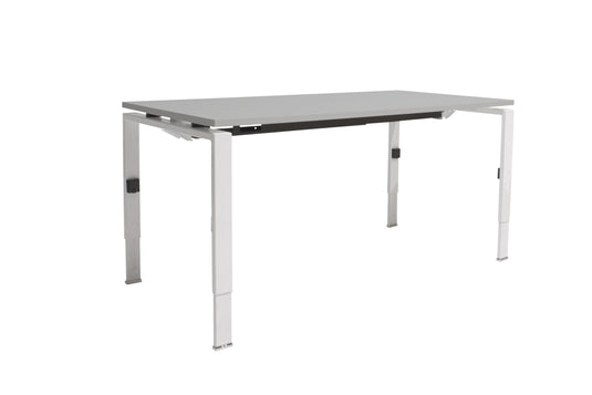 Lineo | Verstelbare bureau • Wit onderstel