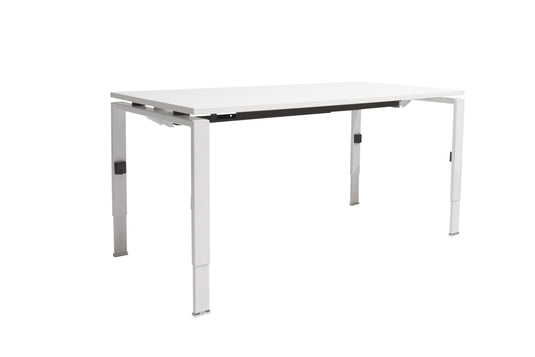 Lineo | Verstelbare bureau • Wit onderstel